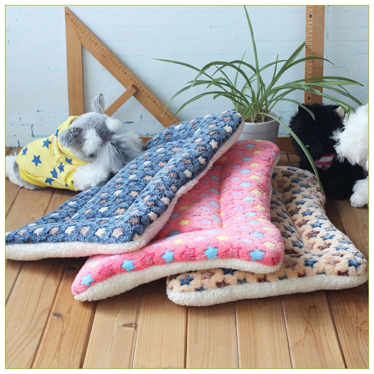 KFX-0797245 Autumn and Winter Thickened Dog Cushion Pad - Various Sizes Available