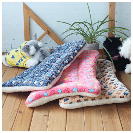 KFX-0797245 Autumn and Winter Thickened Dog Cushion Pad - Various Sizes Available