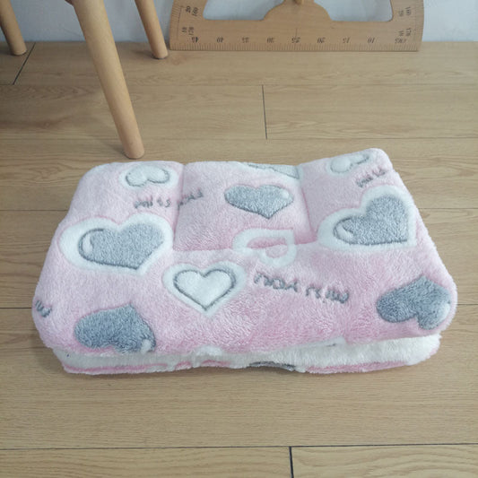 KFX-0797245 Autumn and Winter Thickened Dog Cushion Pad - Various Sizes Available