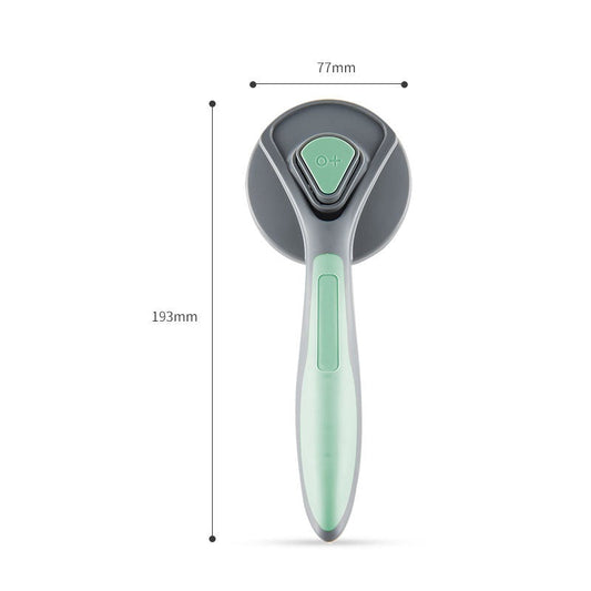 KFX-0798781 Cat and Dog Petting Massage Hair Removal Comb in Pink, Green and Gray