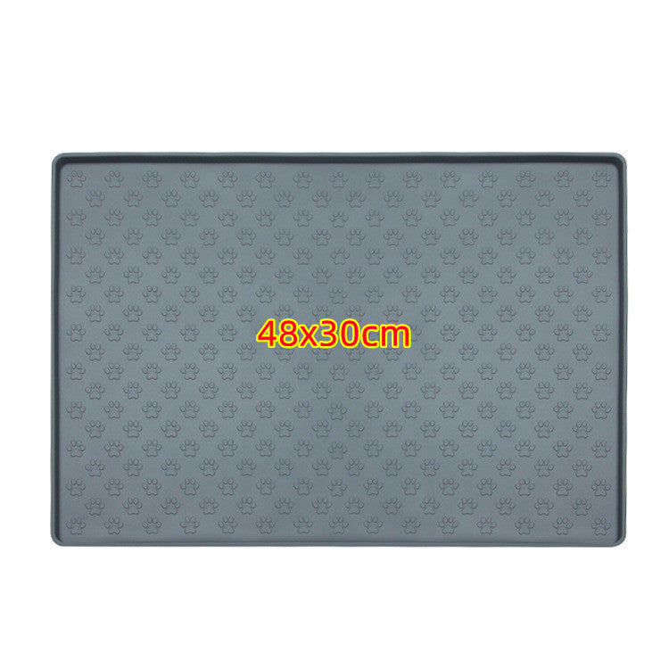 KFX-0799037 Pet Mat with Anti-Slip and Leak-Proof Design – Food-Grade Silicone, 37.5x29.5cm
