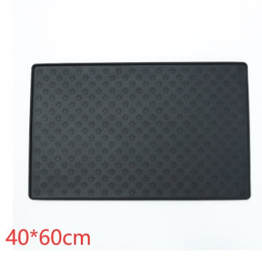 KFX-0799037 Pet Mat with Anti-Slip and Leak-Proof Design – Food-Grade Silicone, 37.5x29.5cm