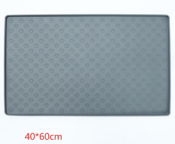 KFX-0799037 Pet Mat with Anti-Slip and Leak-Proof Design – Food-Grade Silicone, 37.5x29.5cm