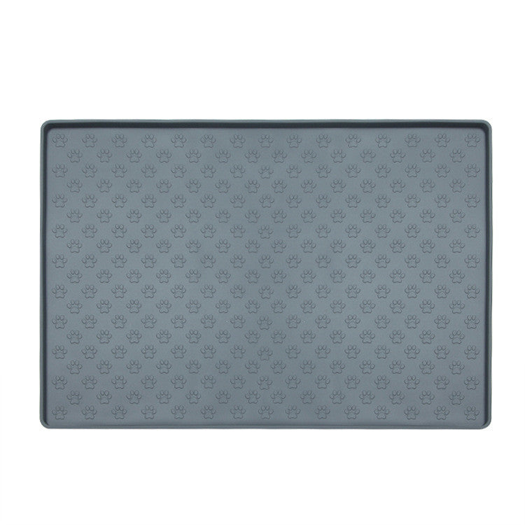 KFX-0799037 Pet Mat with Anti-Slip and Leak-Proof Design – Food-Grade Silicone, 37.5x29.5cm