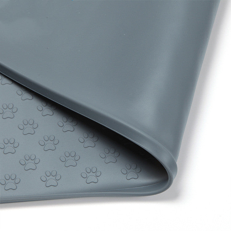 KFX-0799037 Pet Mat with Anti-Slip and Leak-Proof Design – Food-Grade Silicone, 37.5x29.5cm