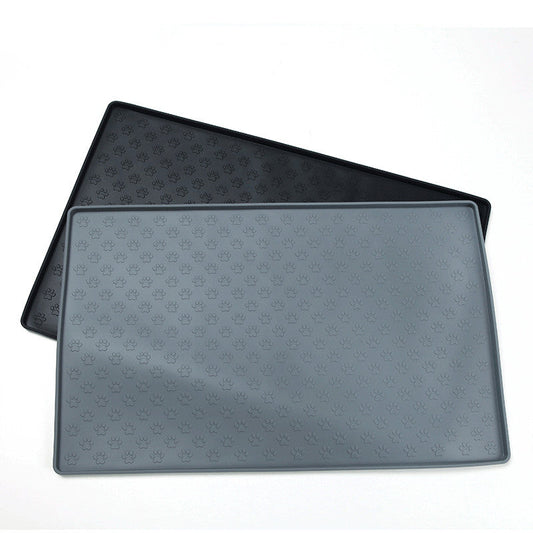 KFX-0799037 Pet Mat with Anti-Slip and Leak-Proof Design – Food-Grade Silicone, 37.5x29.5cm