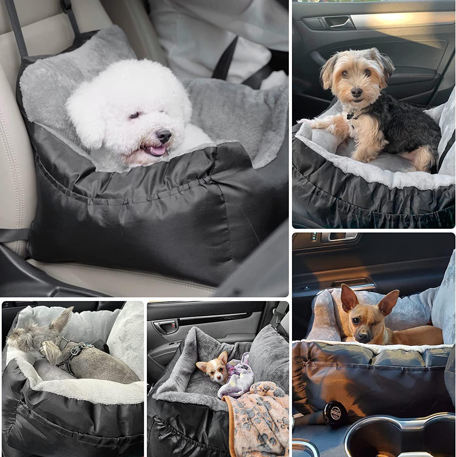 KFX-0799421 Deluxe Pet Car Dog Travel Seat - Soft Cloth, Multiple Colors, 55*50*35cm