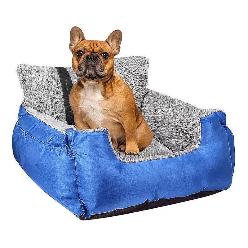 KFX-0799421 Deluxe Pet Car Dog Travel Seat - Soft Cloth, Multiple Colors, 55*50*35cm