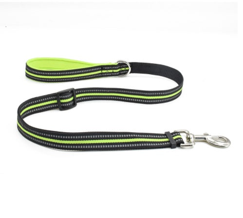 KFX-0802749 Nylon Assisted Retractable Dog Leash - Adjustable Length - Multiple Colors Available