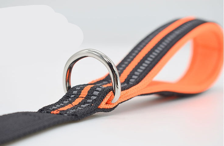 KFX-0802749 Nylon Assisted Retractable Dog Leash - Adjustable Length - Multiple Colors Available