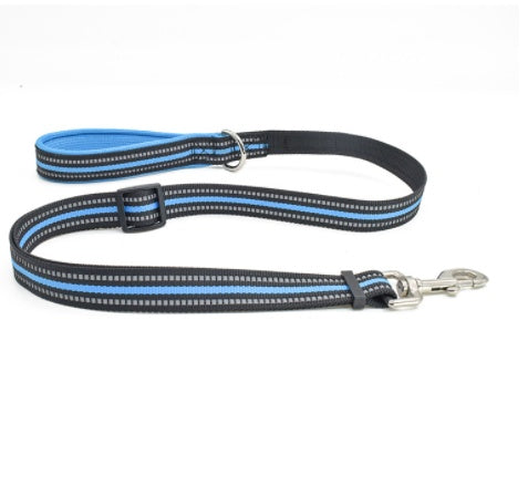 KFX-0802749 Nylon Assisted Retractable Dog Leash - Adjustable Length - Multiple Colors Available