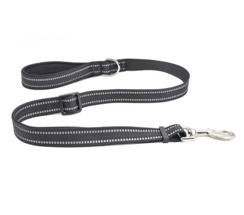 KFX-0802749 Nylon Assisted Retractable Dog Leash - Adjustable Length - Multiple Colors Available