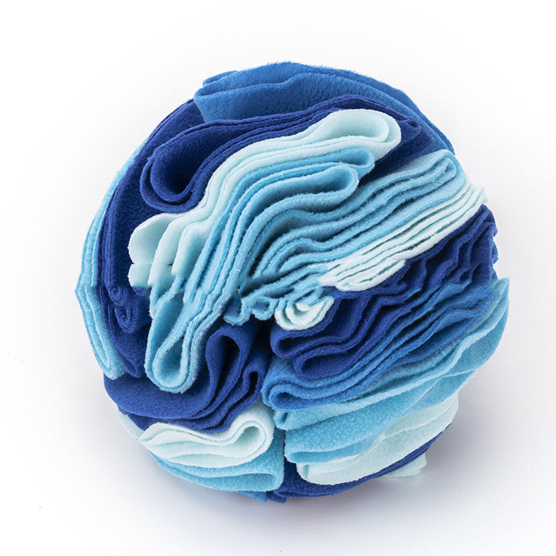 KFX-0803773 Eco-Friendly Polar Fleece Snuffle Ball Mat for Dogs and Cats - Interactive Foraging Puzzle Toy