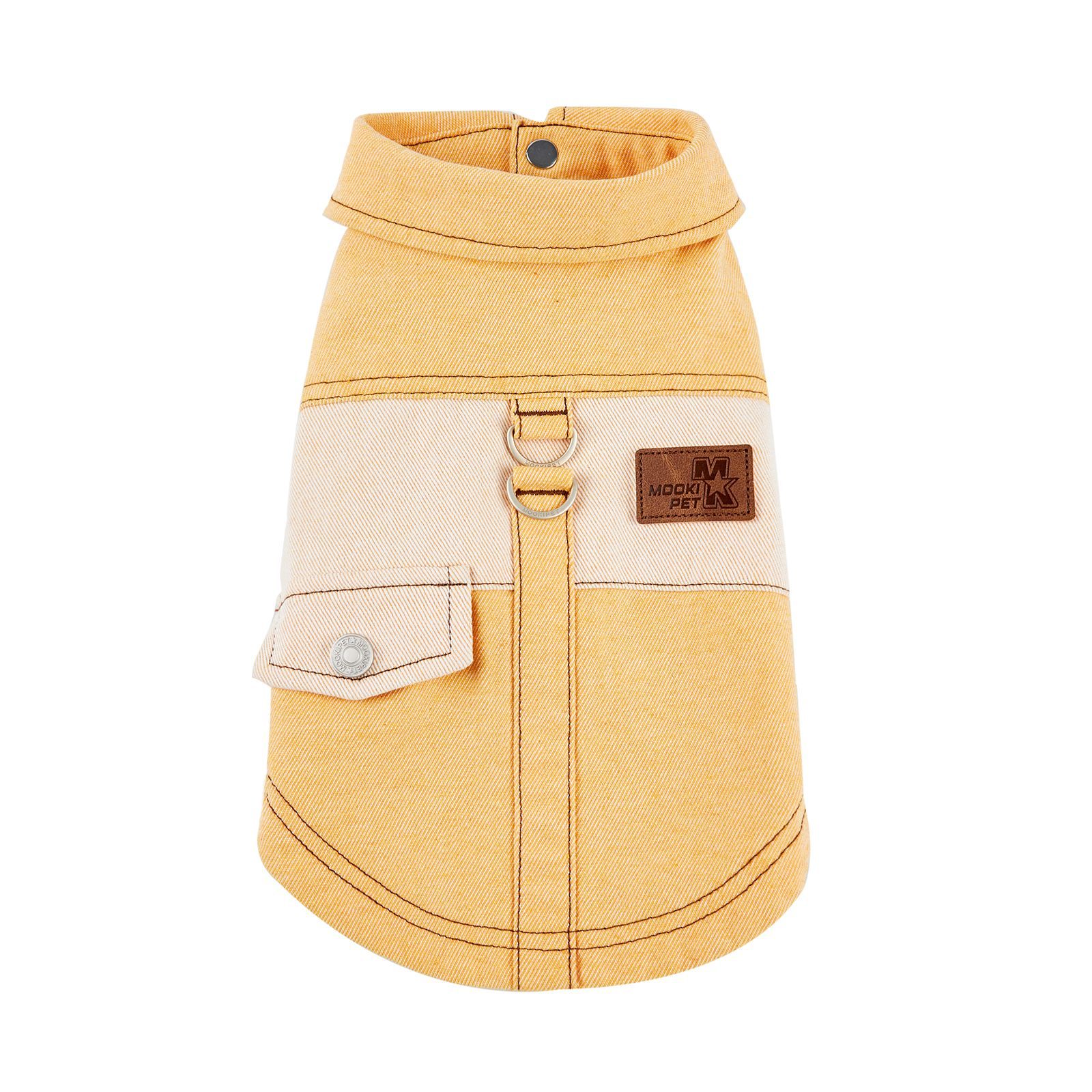 KFX-0807485 Casual Yellow Pet Clothing for Small Dogs - Bichon, Yorkshire, Schnauzer Sizes XXS to XXL
