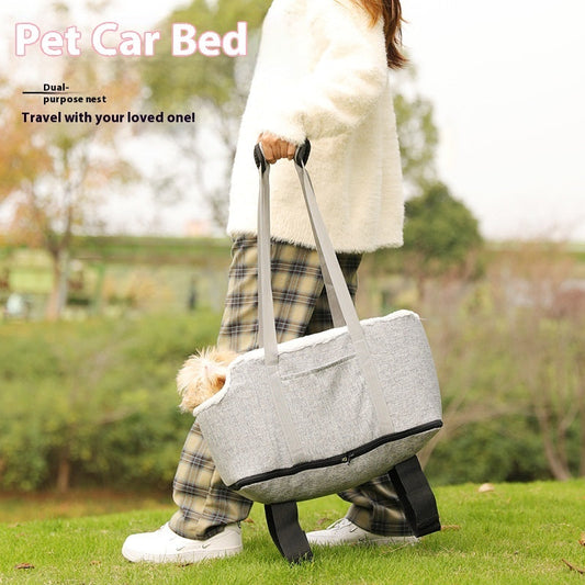 KFX-0807741 Universal Outdoor Travel Dog and Cat Kennel in Gray