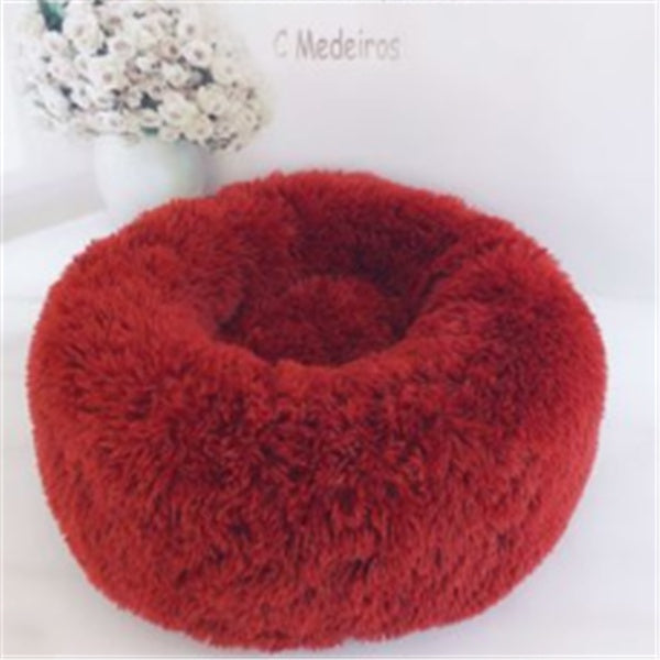 KFX-0808765 Cozy Plush Nest Pad for Cats and Small Dogs - Machine Washable Pet Mattress in Various Sizes and Colors
