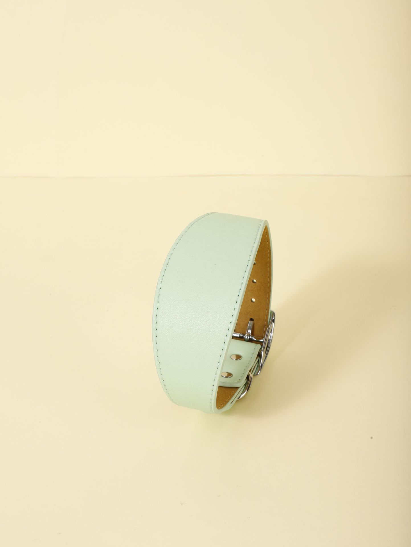 KFX-0810685 Casual Adjustable Pet Collar in Monochrome Colors - Black, Red, Light Green, Gray, Light Blue, Light Pink
