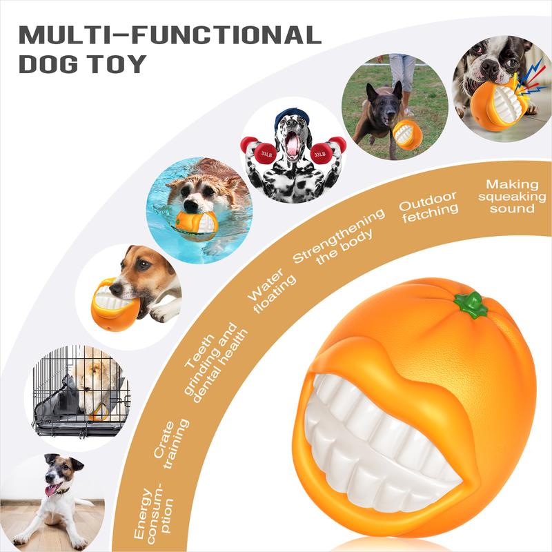 KFX-0817085 Durable Interactive Squeaky Dog Toy with Built-in Sound Whistle for Medium to Large Chewers