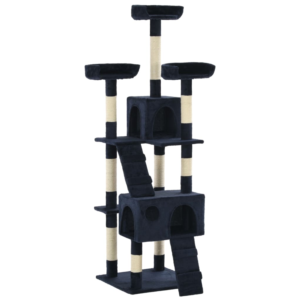 KFX-0817725 Luxury Cat Tree with Sisal Scratching Posts, Cozy Hideaways, 170 cm Height