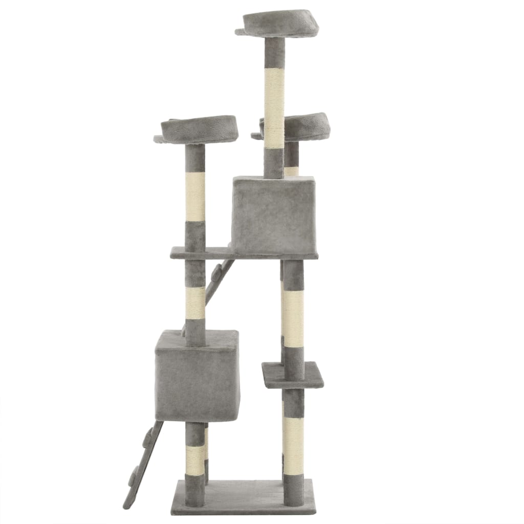 KFX-0817725 Luxury Cat Tree with Sisal Scratching Posts, Cozy Hideaways, 170 cm Height