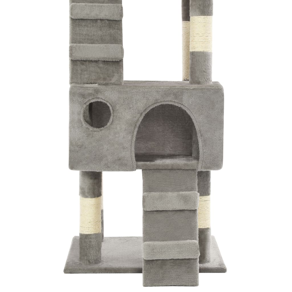 KFX-0817725 Luxury Cat Tree with Sisal Scratching Posts, Cozy Hideaways, 170 cm Height