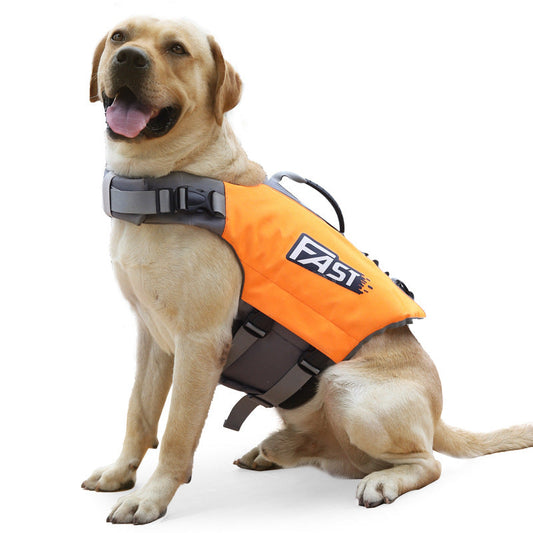 KFX-0818621 Reflective Dog Life Jacket for Swimming Training, Suitable for Medium and Large Dogs