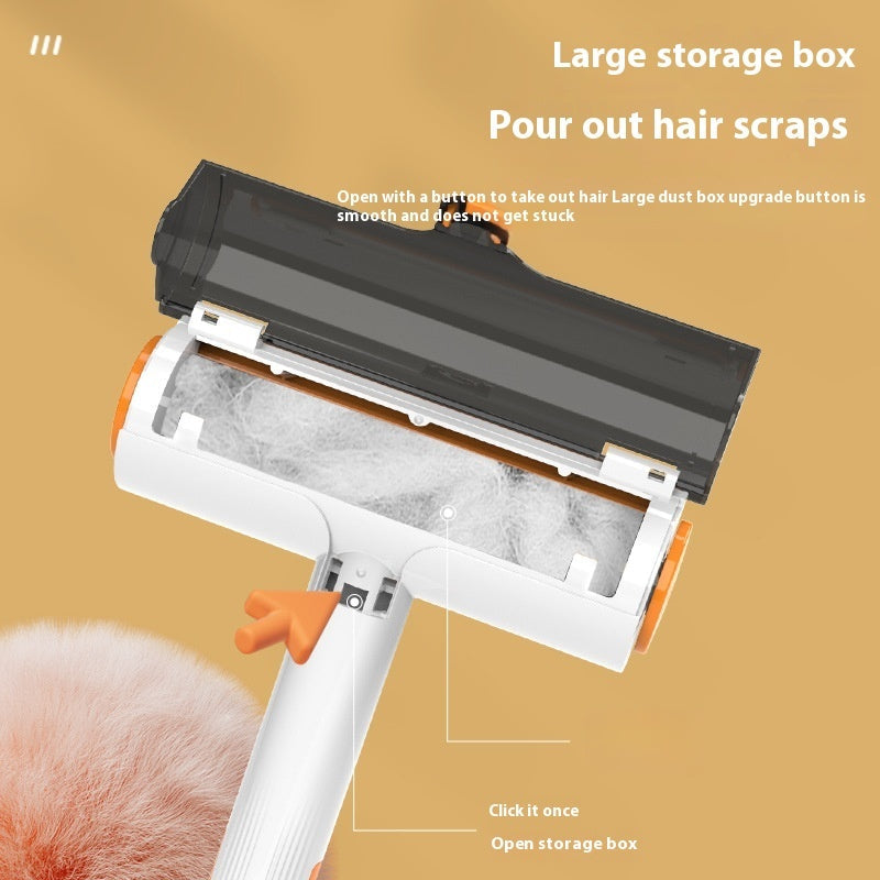 KFX-0820029 2 in 1 Portable Washable Pet Hair Removal Brush for Effortless Cleaning