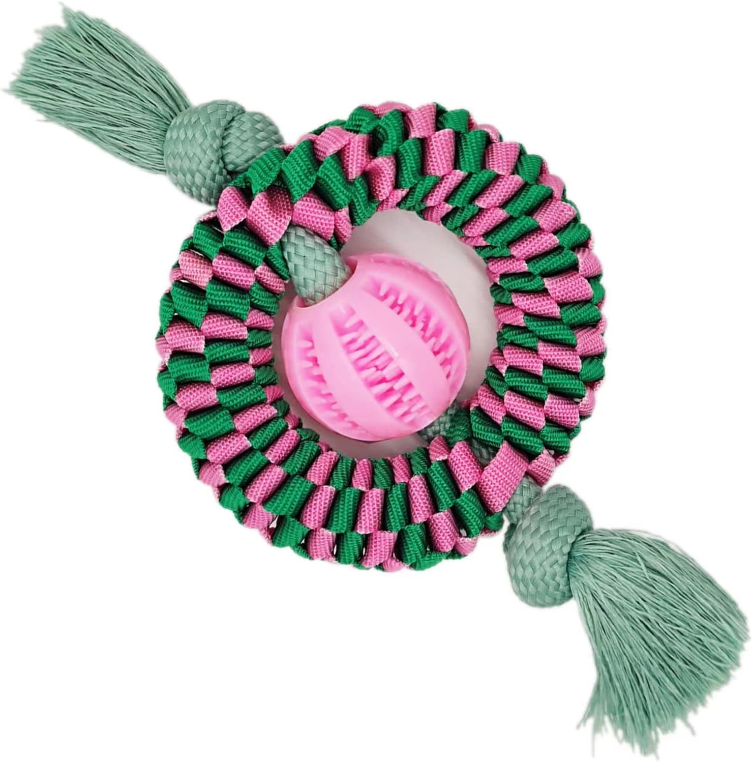 KFX-0821693 Durable Chew Toy for Dogs – Natural Rubber & Nylon for Teeth Cleaning, Exercise, and Interactive Play