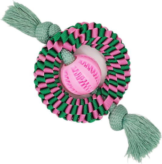 KFX-0821693 Durable Chew Toy for Dogs – Natural Rubber & Nylon for Teeth Cleaning, Exercise, and Interactive Play