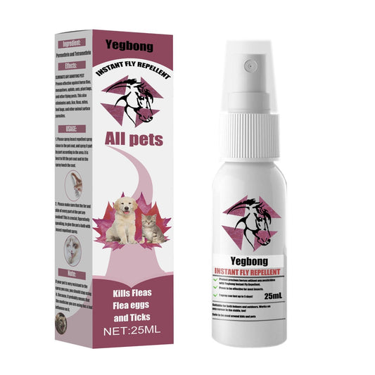 KFX-0822077 Pet Flea and Tick Removal Itching Spray for Cats and Dogs – Effective Pest Control for Indoor and Outdoor Use