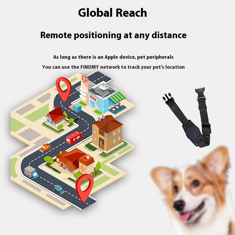 KFX-0822205 Pet GPS Tracker Collar with Anti-Loss Alarm for Dogs and Cats, Bluetooth 5.0, Remote Location Notifications
