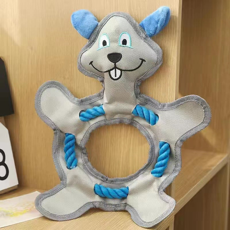 KFX-0822845 Tear-Resistant Plush Pet Toy for Dogs and Cats - Multiple Designs Available, 33 x 25 CM
