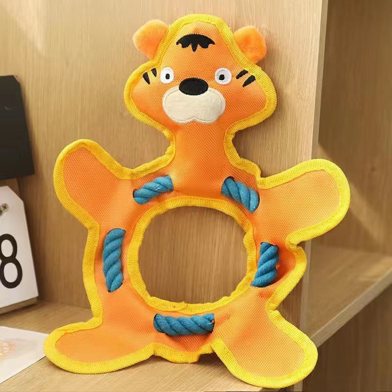 KFX-0822845 Tear-Resistant Plush Pet Toy for Dogs and Cats - Multiple Designs Available, 33 x 25 CM