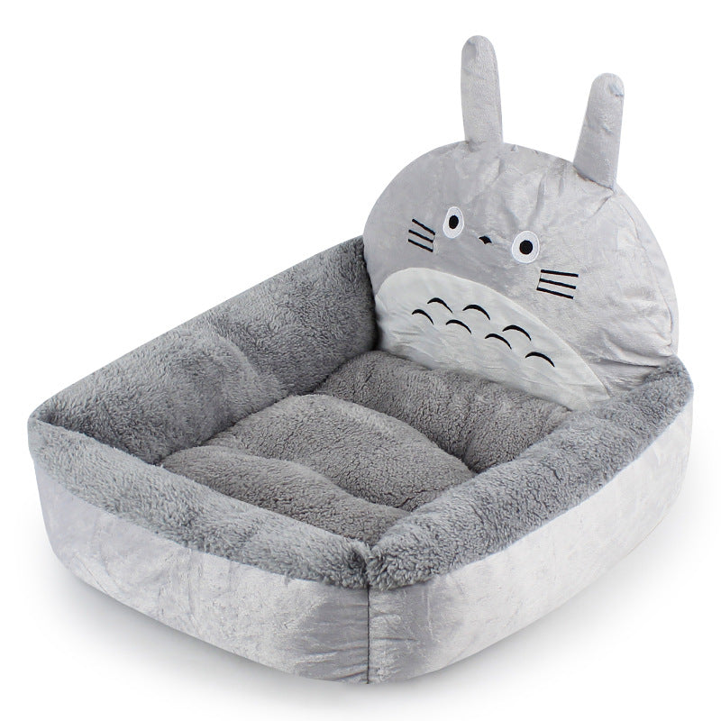 KFX-0824253 Cozy Plush Cat and Dog Kennel Mat in Various Animal Designs