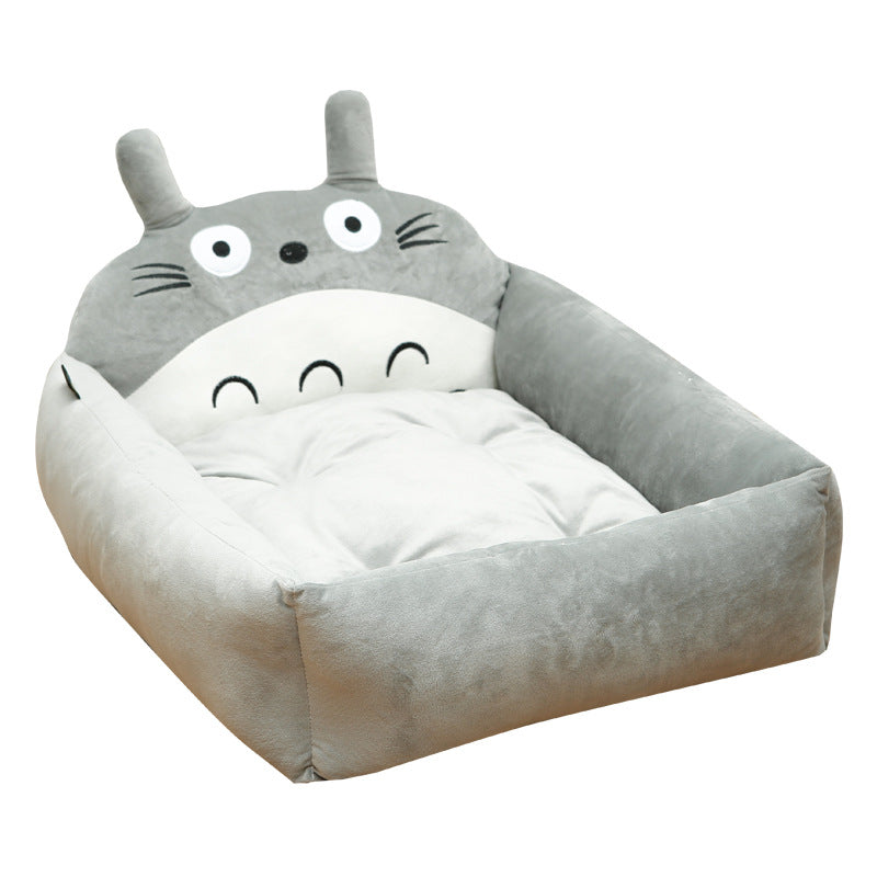 KFX-0824253 Cozy Plush Cat and Dog Kennel Mat in Various Animal Designs