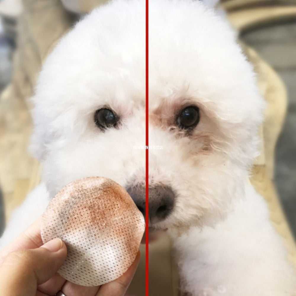 KFX-0825789 Gentle Tear Stain Cleaning Wipes for Dogs and Cats – 130 Natural Cotton Eye Grooming Pads