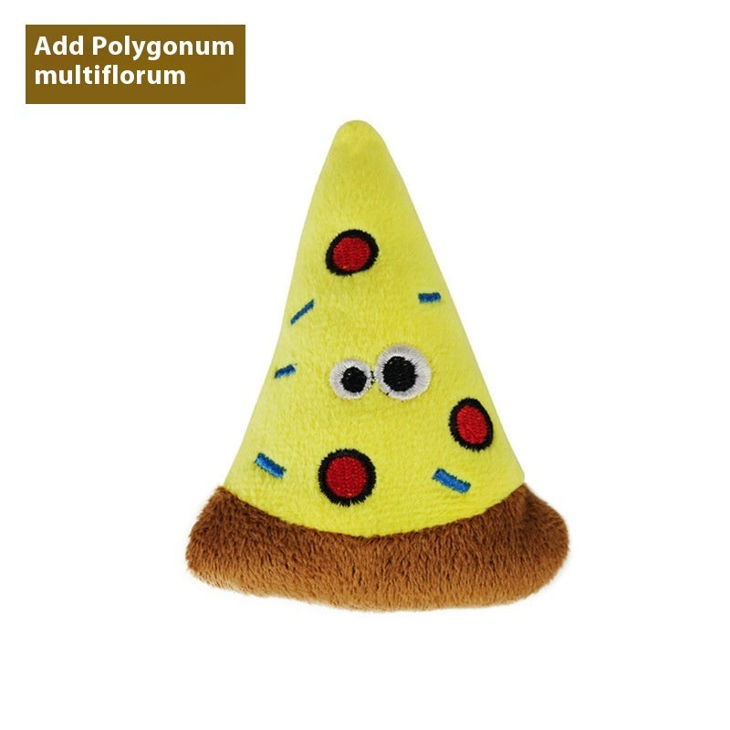 KFX-0828605 Catnip Plush Toy with Polygonum Multiflorum Design for Molar Chewing and Play