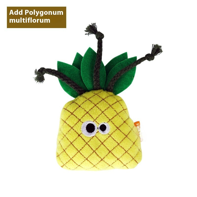 KFX-0828605 Catnip Plush Toy with Polygonum Multiflorum Design for Molar Chewing and Play