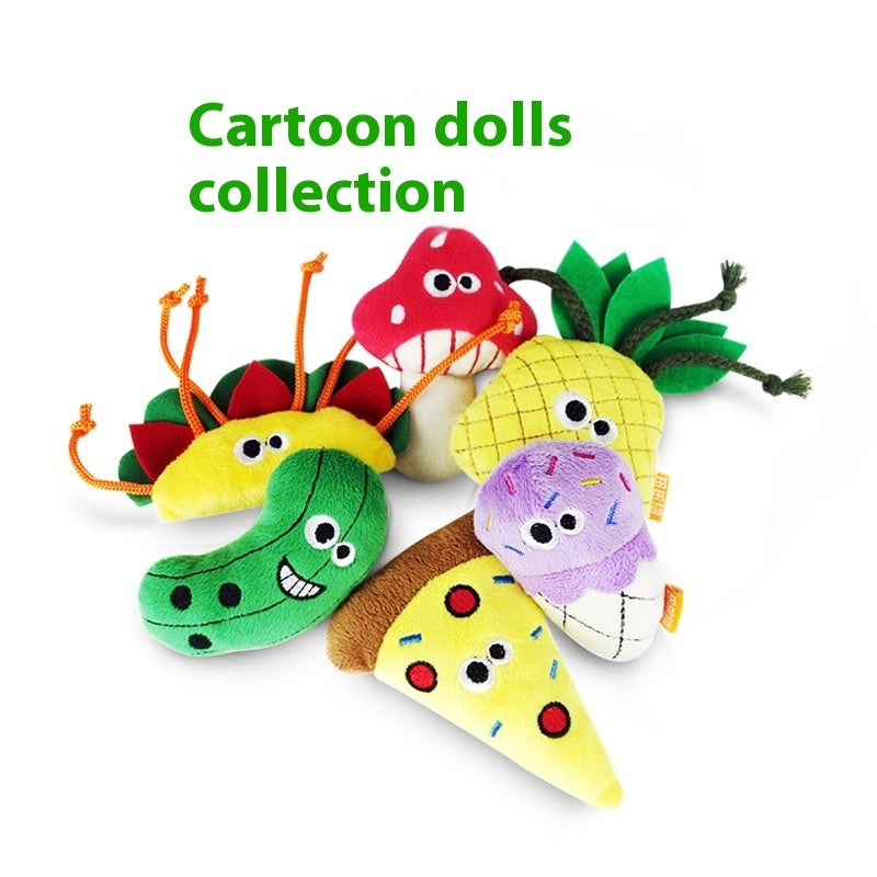 KFX-0828605 Catnip Plush Toy with Polygonum Multiflorum Design for Molar Chewing and Play