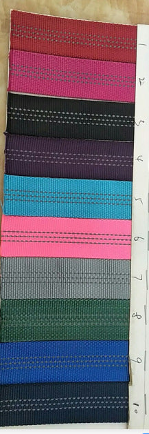 KFX-0829245 Reflective and Breathable Nylon Dog Rope - Multi-Color Options, Various Sizes Available