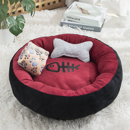 KFX-0830013 Pet Summer Warm Kennel - Comfortable Cloth Pet House for All Seasons