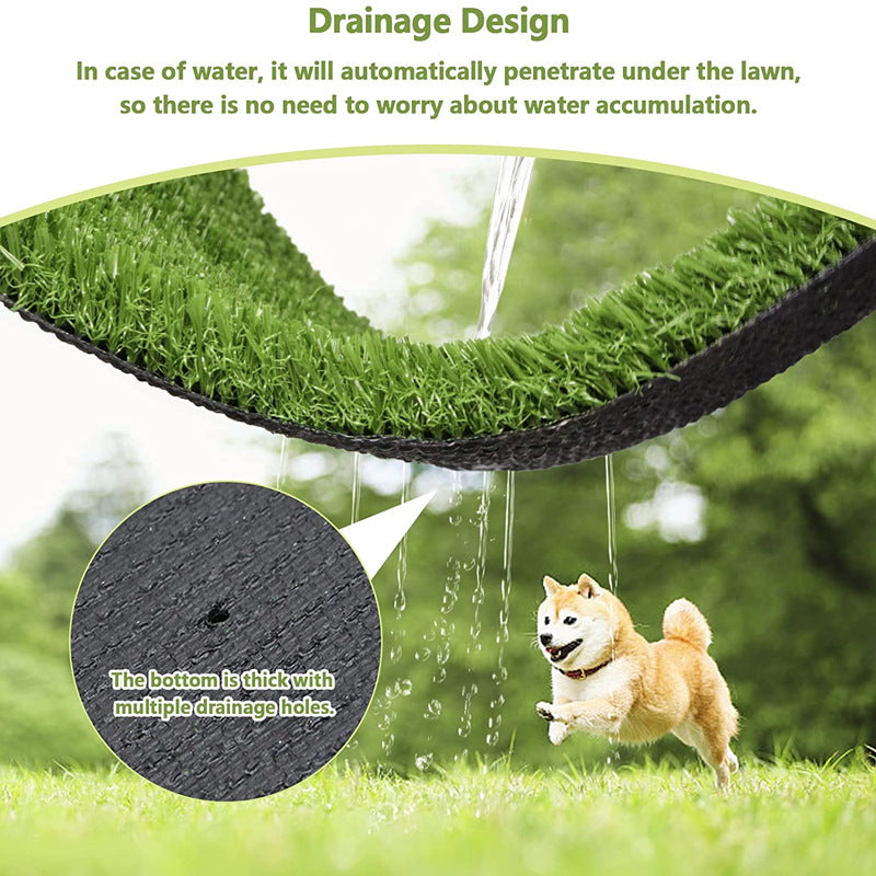 KFX-0831805 Pet Lawn Mat Professional Toilet – Black Base, Multiple Sizes Available (40x60cm, 50x70cm, 70x90cm, 80x100cm) for Dogs