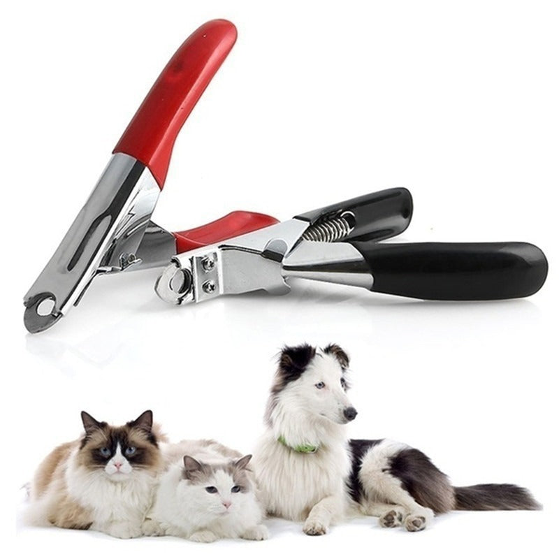KFX-0833213 Pet Nail Clippers with Integrated Nail Sharpener for Dogs and Cats