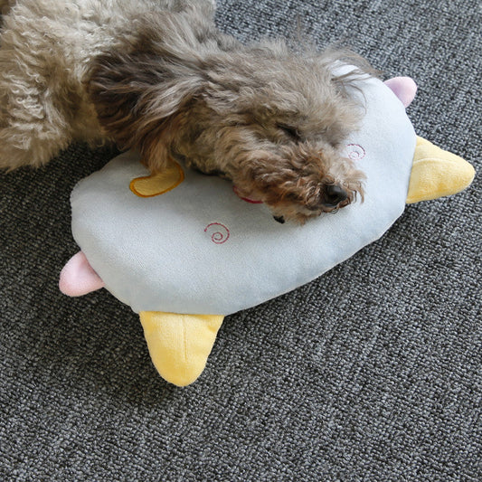KFX-0835773 Cozy Cat and Dog Sleeping Mat - Oval Pig Pillow & Square Dog Pillow Options