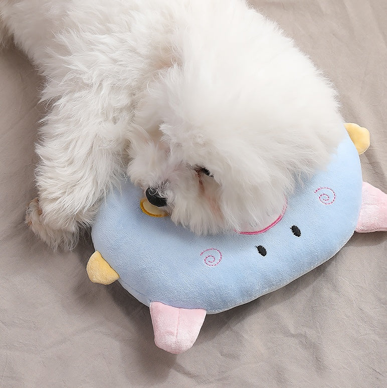 KFX-0835773 Cozy Cat and Dog Sleeping Mat - Oval Pig Pillow & Square Dog Pillow Options