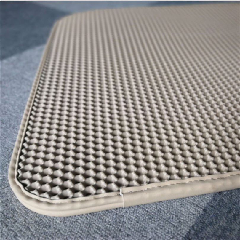 KFX-0837565 Folding Sand Pad Cat Scratch and Massage Cushion - Large 75x58cm, Black or Beige