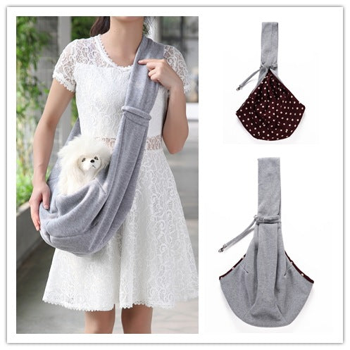 KFX-0837949 Breathable Polyester One-Shoulder Pet Carrier Bag for Dogs