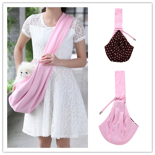 KFX-0837949 Breathable Polyester One-Shoulder Pet Carrier Bag for Dogs