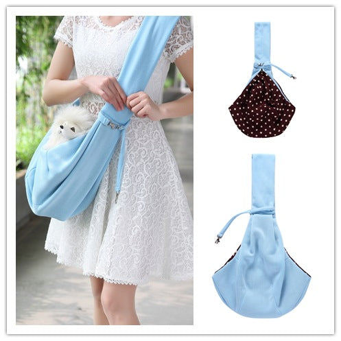 KFX-0837949 Breathable Polyester One-Shoulder Pet Carrier Bag for Dogs