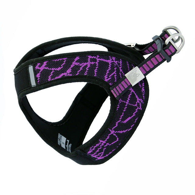 KFX-0840765 Comfortable Breathable Dog Chest Strap with Reflective Features - V8 Model, Available in Sizes XS-L